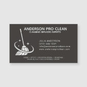 Home & Office Proクリーニング磁気名刺 (正面)