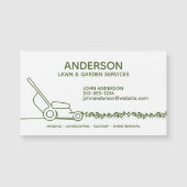 Home & Office Proクリーニング磁気名刺 (正面)