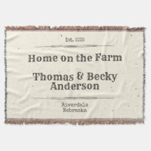 Home on the Farm, Family Name, Vintage