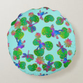 Home on the Water Winter ラウンドクッション (裏面)