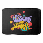 HOME PAINT SPLASH LESSONS LEARN BATH MAT バスマット (正面)