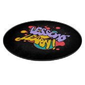 HOME PAINT SPLASH LESSONS LEARN CUTTING BOARD カッティングボード (角)