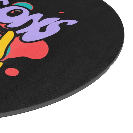 HOME PAINT SPLASH LESSONS LEARN CUTTING BOARD  カッティングボード (角)