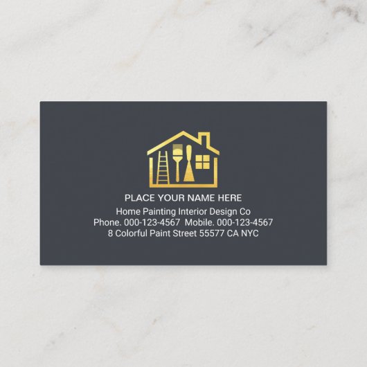 Home Painting Border Line Painter 名刺 (裏面)