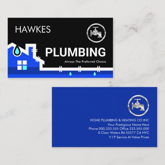 Home Pipe Frame Leaking 名刺 (正面/裏面)