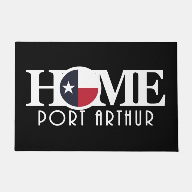 HOME Port Arthur、テキサス州 ドアマット (正面)