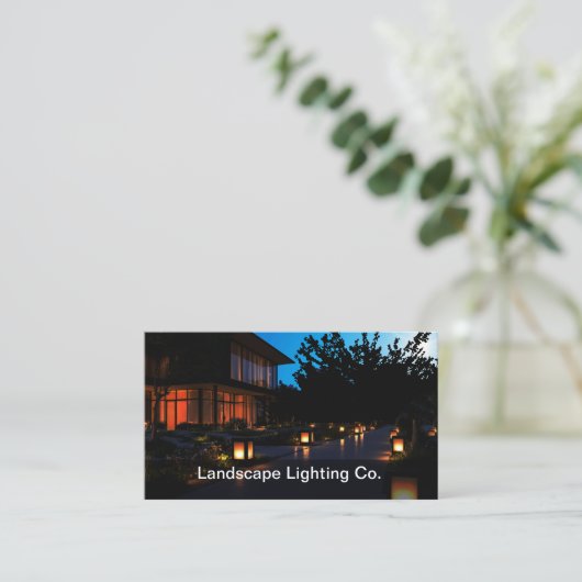 Home Property Landscape Lighting 名刺 (スタンド正面)