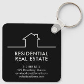Home Real Estate Realtor Promotional キーホルダー (裏面)