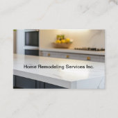 Home Remodeling Services Modern Kitchen 名刺 (正面)