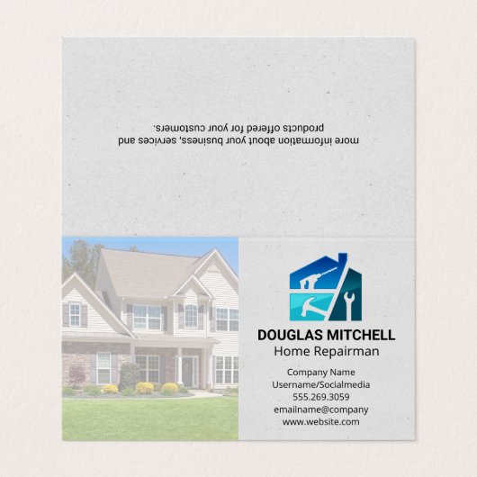 Home Renovation Tools | General Contractor 名刺 (外部フラット)