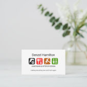 Home Repair Design Tools Placard 名刺 (スタンド正面)