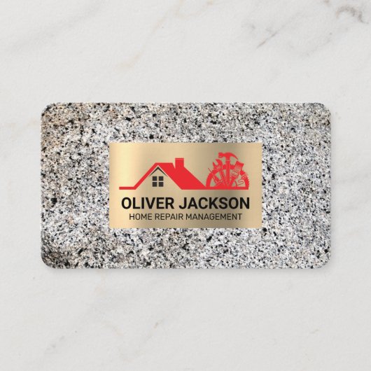 Home Repair | General Contractor | Marble 名刺 (正面)