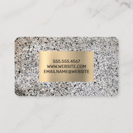 Home Repair | General Contractor | Marble 名刺 (裏面)