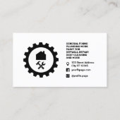 Home repair logo handyman 名刺 (裏面)