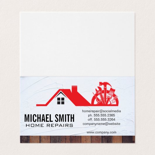 Home Repair | Property Management 名刺 (外部フラット)