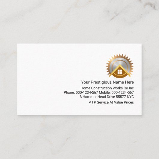 Home Repairs Brick Wall Paint Splatter  名刺 (裏面)