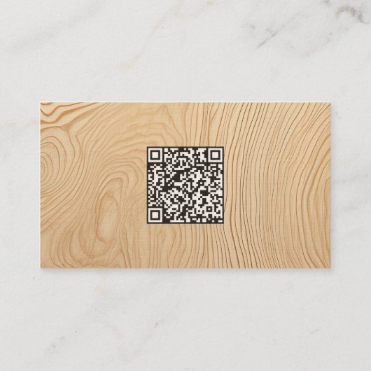 Home Restoration Decking Vcard QR 名刺 (裏面)