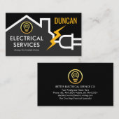 Home Roof Power Plug Frame  名刺 (正面/裏面)