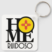 HOME Ruidoso,ニューメキシコ キーホルダー (裏面)