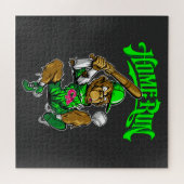 Home Run Monkey Baseball ジグソーパズル (横)