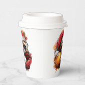 Home-Run Raccoon Ballgame Paper Cup 紙コップ (右)