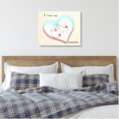 HOME SAYS FOREVER CANVAS キャンバスプリント (インサイチュ (寝室))