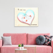 HOME SAYS FOREVER CANVAS キャンバスプリント (インサイチュ (リビング))