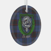 Home Scottish Clan Tartan & Crest ガラスオーナメント (正面右)
