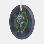 Home Scottish Clan Tartan & Crest ガラスオーナメント (正面左)