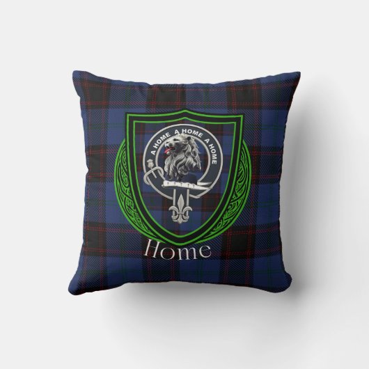 Home Scottish Clan Tartan & Crest クッション (裏面)