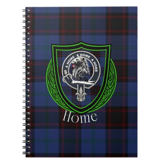 Home Scottish Clan Tartan & Crest ノートブック (正面)