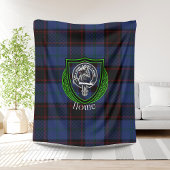 Home Scottish Clan Tartan Crest フリースブランケット