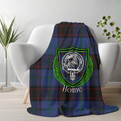 Home Scottish Clan Tartan Crest フリースブランケット