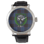 Home Scottish Clan Tartan & Crest 腕時計 (正面)