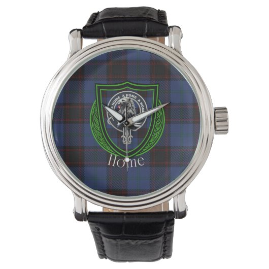 Home Scottish Clan Tartan & Crest 腕時計 (正面)