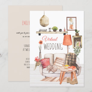 Home Script Virtual 結婚'sの居心地の良い心地よい 招待状