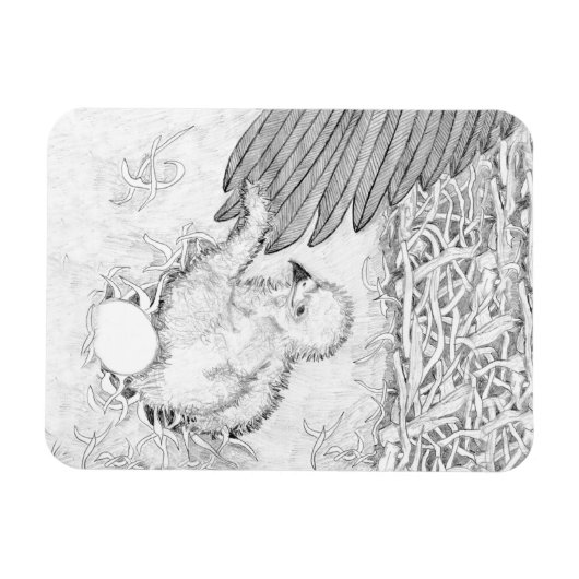 HOME Second自然E14 Going Home on Ozzie's Wing マグネット (横)