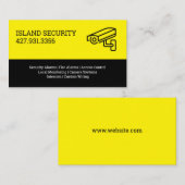 Home Security Company Business Card 名刺 (正面/裏面)