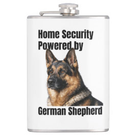 Home Security Powered by German Shepherd フラスク