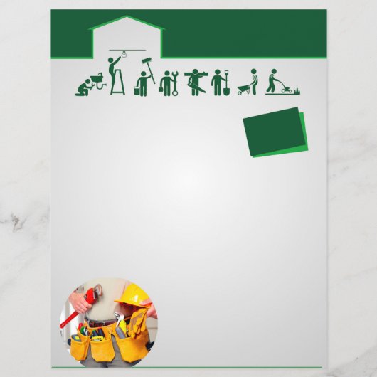 Home Services Flyer Template チラシ (裏面)