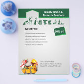 Home Services Flyer Template チラシ (シングル)