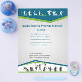 Home Services Flyer Template チラシ (シングル)
