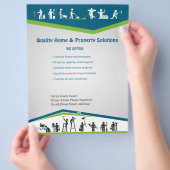 Home Services Flyer Template チラシ (手)