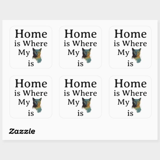 Home Sticker スクエアシール (シート)
