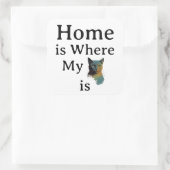 Home Sticker スクエアシール (バッグ)