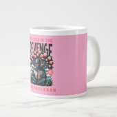 HOME SUCCESS REVENGE LESSONS LEARN MUG ジャンボコーヒーマグカップ (正面右)