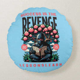 HOME SUCCESS REVENGE LESSONS LEARN ROUND PILLOW  ラウンドクッション