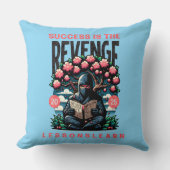 HOME SUCCESS REVENGE LESSONS LEARN THROW PILLOW  クッション (正面)