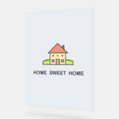 Home Sweet Home アクリルサイン (傾斜)