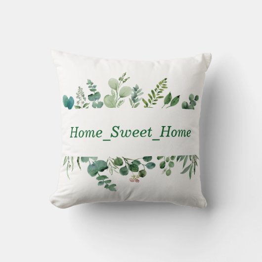 Home_Sweet_Home クッション (正面)